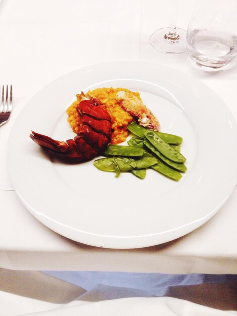 Szybkie danie na talerzu